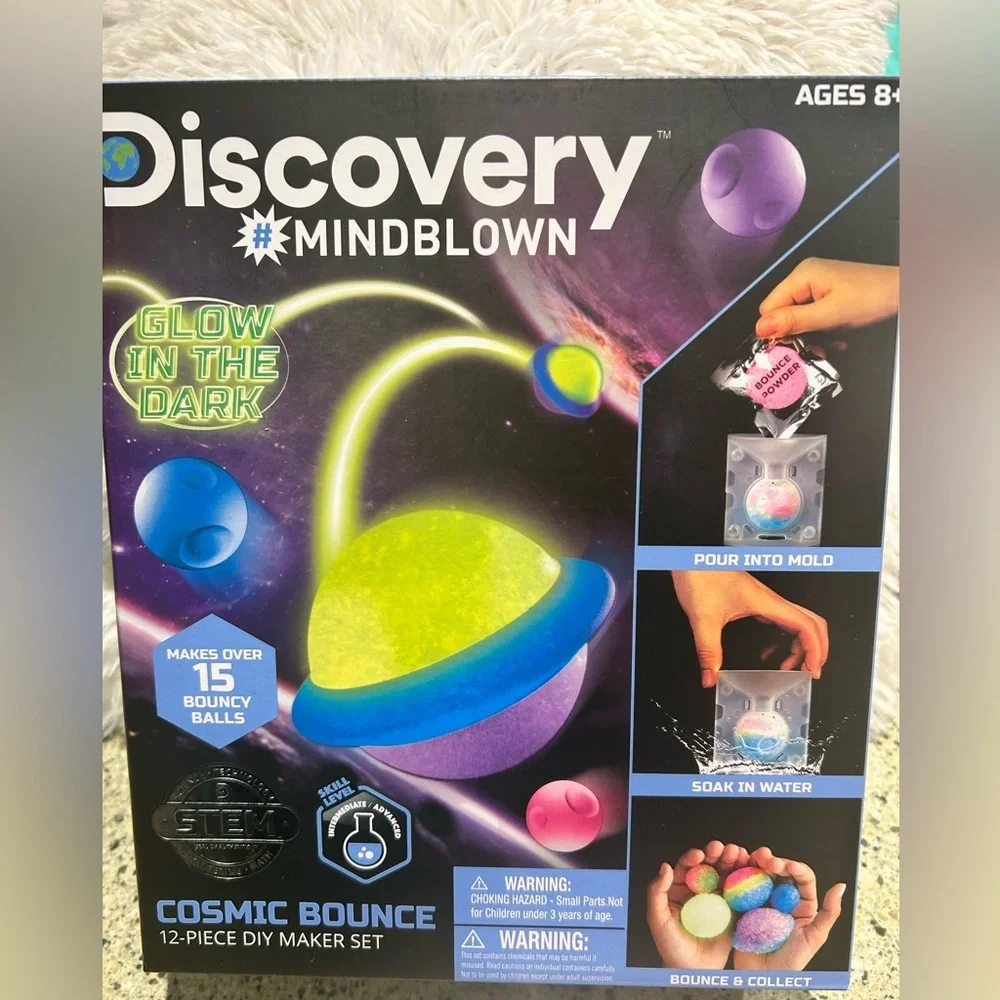 ❤️NWT-Discovery Cosmic Bounce DIY Maker Set - Glow in the Dark - Picture 2 of 4